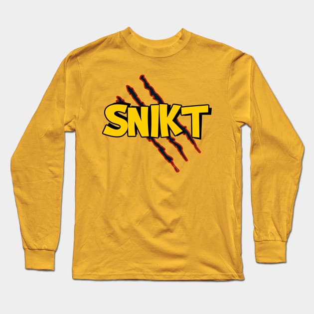 SNIKT Long Sleeve T-Shirt by David Hurd Designs